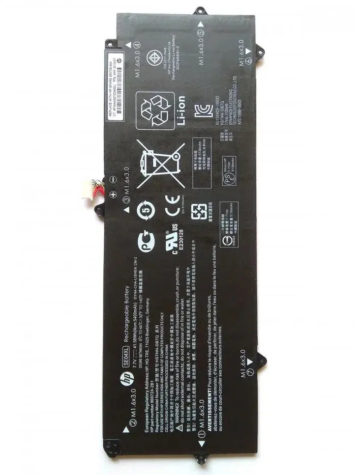 41.58Wh Original SE04XL HP Pro X2 612 G2 860708-855 860724-2B1 HSTNN-DB7Q Laptop Battery - eBuy UAE