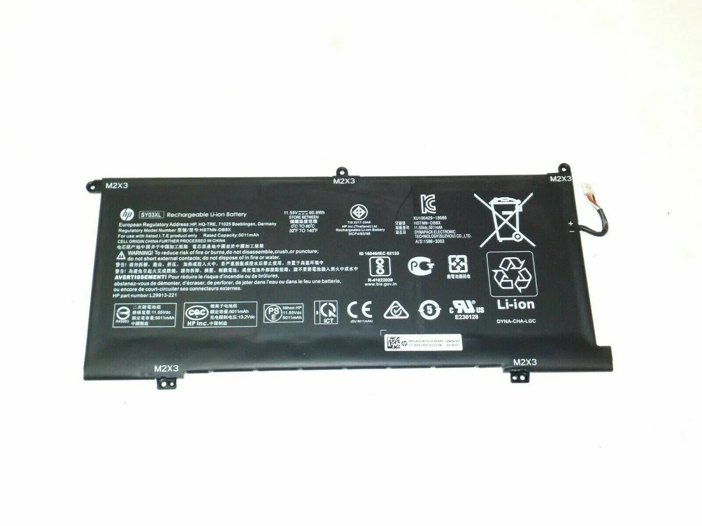 SY03XL Genuine HP Chromebook X360 14 G1 HSTNN-DB8X L29913-221 Laptop Battery - eBuy UAE