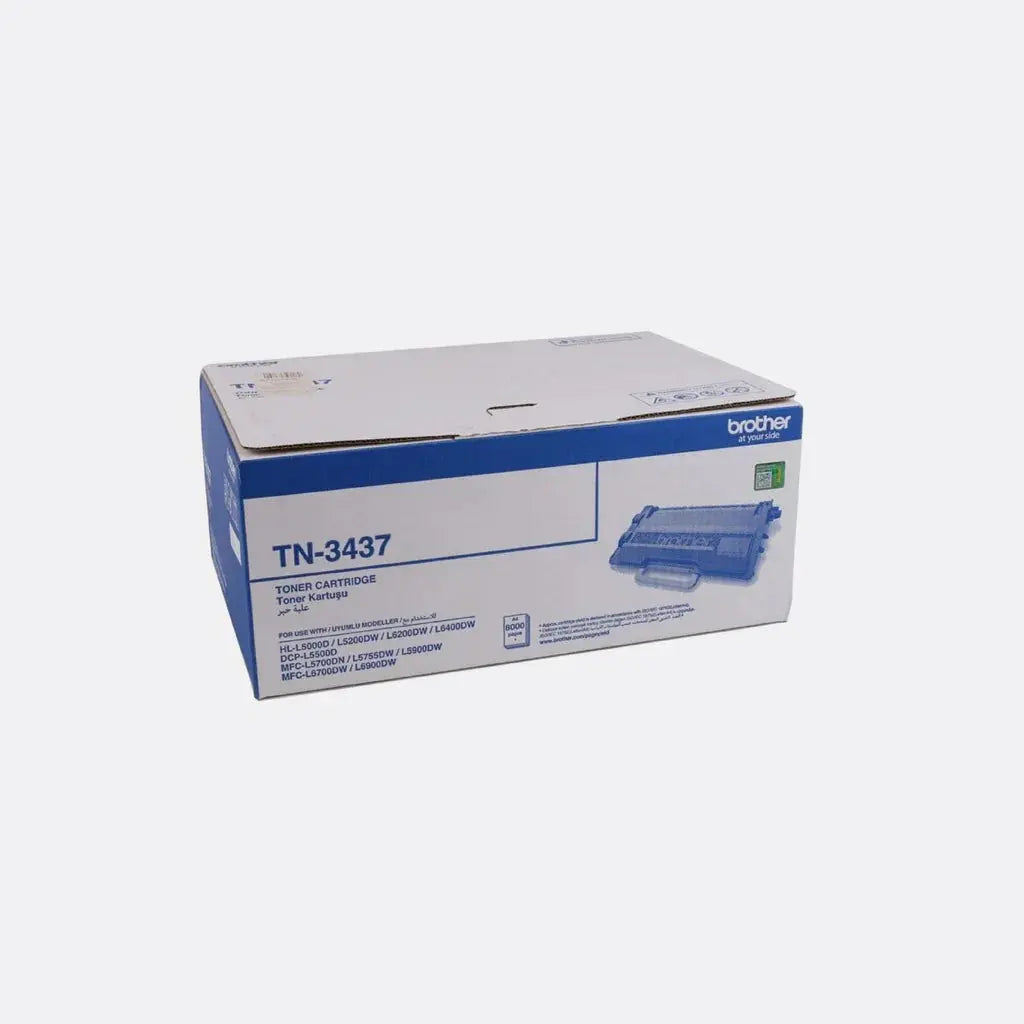 Brother TN-3437 High Capacity Toner Cartridge 8000 Pages - eBuy UAE