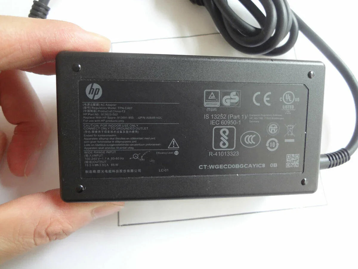Original 19.5V 3.33A TPN-CA07 For HP 65W 470 G7 8VU28EA 913623-002 Charger - eBuy UAE