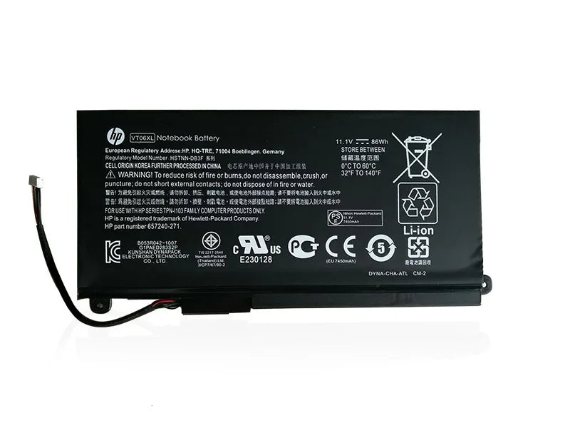 Original VT06XL HP Envy 17-3020EO, Envy 17-3000 HSTNN-IB3F HSTNN-I103 657240-271 HSTNN-DB3F TPN-I103 Laptop Battery - eBuy UAE