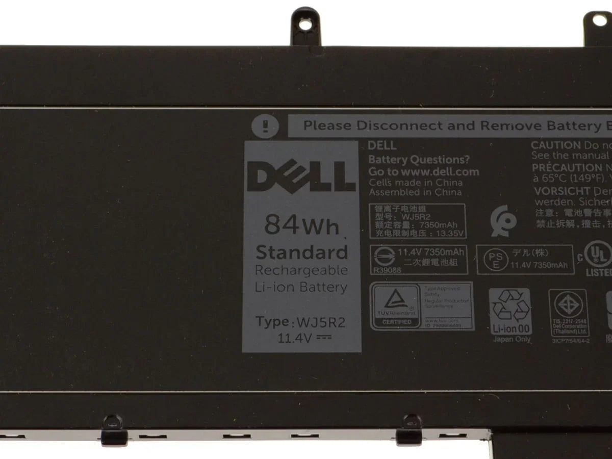 Original WJ5R2 Dell Latitude E5570 / Precision 3510 6-cell 84Wh Laptop Battery - eBuy UAE