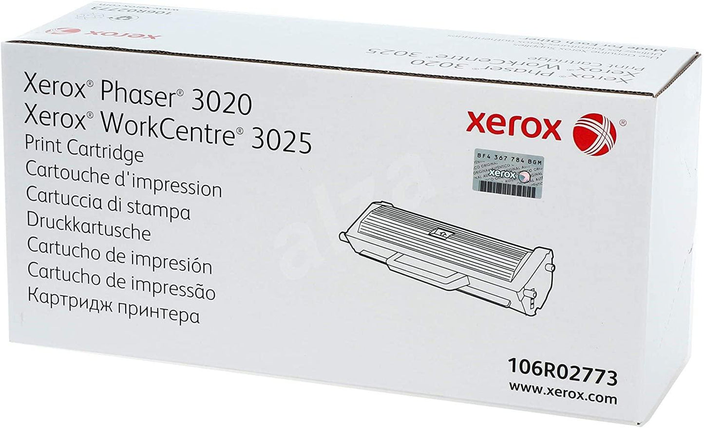 Xerox Toner Cartridge 3020, 3025, Standard Capacity Print Cartridge (1,500 Pages)106r02773 - eBuy UAE