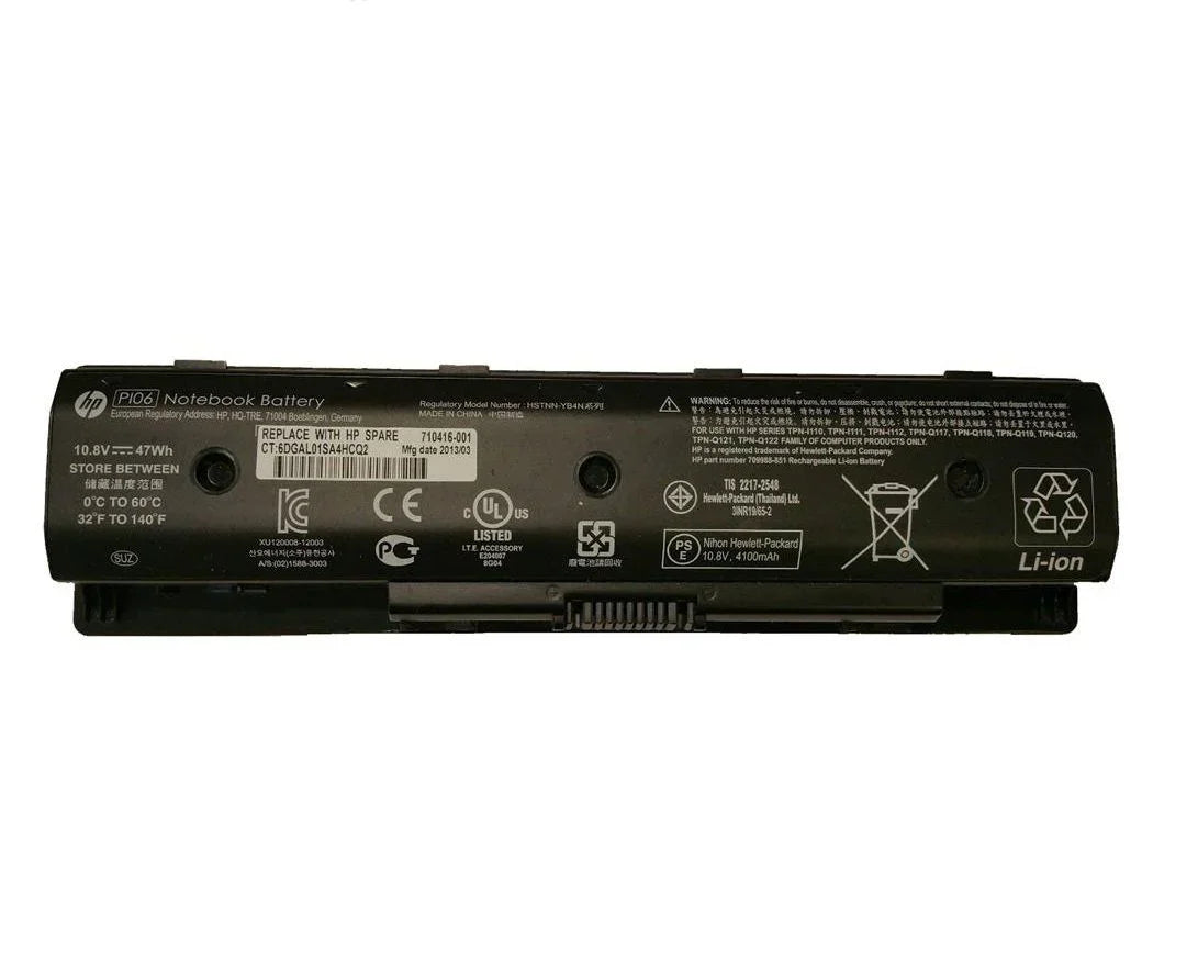 Original Laptop Battery for Hp Envy Leap Motion 17-j170ca M6-n012dx M7 P106 Pi06 15t Pi06 Hstnn-lb4n - eBuy UAE