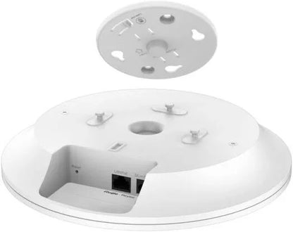 Ruijie RG-RAP2266 AX3000 Indoor Ceiling-Mount Wi-Fi 6 Access Point, 2977Mbps Max Speed, Dual Band 2.4 GHz & 5 GHz, Reyee Mesh Technology, Round Decent Design, White | RG-RAP2266 - eBuy UAE