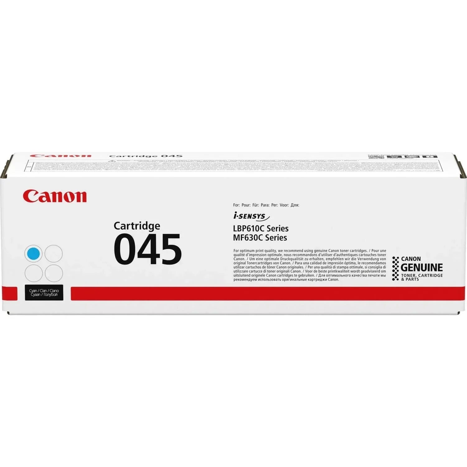 Canon 045 Toner Cartridge for LBP611Cn 613Cdw MF635Cx MF633Cdw MF631Cn - eBuy UAE