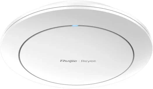Ruijie RG-RAP2266 AX3000 Indoor Ceiling-Mount Wi-Fi 6 Access Point, 2977Mbps Max Speed, Dual Band 2.4 GHz & 5 GHz, Reyee Mesh Technology, Round Decent Design, White | RG-RAP2266 - eBuy UAE