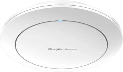 Ruijie RG-RAP2266 AX3000 Indoor Ceiling-Mount Wi-Fi 6 Access Point, 2977Mbps Max Speed, Dual Band 2.4 GHz & 5 GHz, Reyee Mesh Technology, Round Decent Design, White | RG-RAP2266 - eBuy UAE