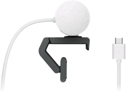 Logitech Brio 500 Full HD 1080p Webcam, Auto Light Correction, Show Mode, Dual Noise Reduction Mics, Webcam Privacy Cover, Works with MS Teams, Google Meet, Zoom, USB-C Cable, Off-White | ‎960-001428 - eBuy UAE