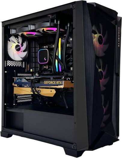 CoreXtreme Gaming PC - AMD Ryzen 7 7800X3D 8 Cores 16 Threads, NVIDIA RTX 5070 12GB, 32GB DDR5 RAM 6000MHz, 1TB SSD Gen 4, 650W 80 PLUS PSU, 360mm Liquid Cooler, Wi-Fi + BT - eBuy UAE
