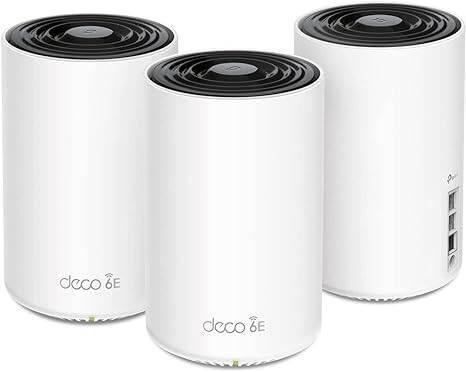 TP-Link Deco AXE5400 Tri-Band WiFi 6E Mesh System(Deco XE75 Pro) - 2.5G WAN/LAN Port, Covers up to 7200 Sq.Ft, Replaces WiFi Router and Extender, AI-Driven Mesh, New 6GHz Band, 3-Pack - eBuy UAE