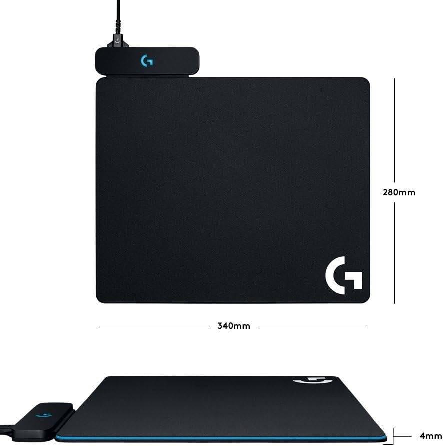 Logitech Powerplay Wireless Charging Gaming Mouse Pad - Black - eBuy UAE