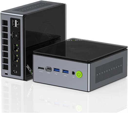 GMKtec NucBox M7 Pro, Mini Gaming PC, AMD Ryzen 9 PRO 6950H, 32GB DDR5 RAM, 1TB SSD, Dual LAN 2.5G, WiFi 6E, USB-C 4.0, BT 5.2, DP, HDMI, Dual Fan, Windows 11 Pro | NucBox M7 Pro - eBuy UAE