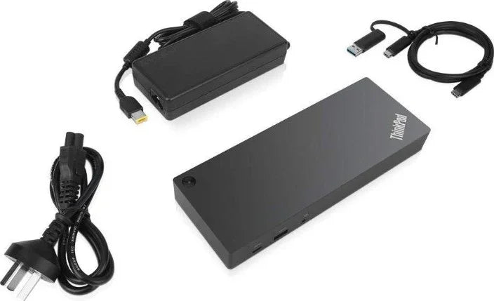 Lenovo ThinkPad Hybrid USB-C with USB-A Dock, Docking station, USB-C, GigE, 135 Watt, Universal Docking, RapidCharge | 40AF0135UK / 40AC0135UK - eBuy UAE