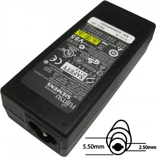 FUJITSU POWER ADAPTER 65W 20V, 5.5X2.5 ORIGINAL - eBuy UAE