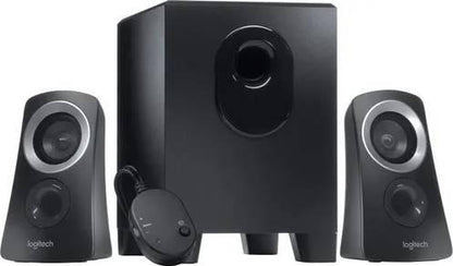 Logitech Speaker System Z313, 3.5mm Input, 15W Subwoofer, 2* 5W Satellites, Black | 980-000447 - eBuy UAE