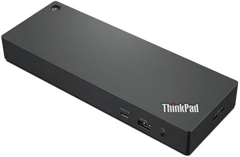 Lenovo ThinkPad Universal Thunderbolt 4 Dock, Slim Tip ACZ Plug, Max 100W Output Power, Host with USB-C/Thunderbolt Port, 4 Max External Monitors, Gigabit Ethernet, Black | 40B00135UK - eBuy UAE