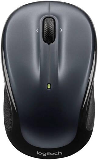 Logitech M325S Wireless Mouse, Compact Design, Plug And Play, High Compatibility, High Quality, Small And Portable, Dark Silver | M325S - eBuy UAE