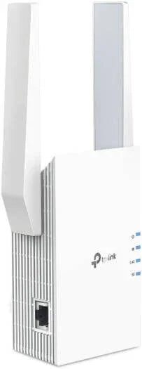 TP-link RE705X AX3000 Mesh WiFi 6 Dual Band Extender, Up to 2402 Mbps Speed, Built-In Access Point Mode, MU-MIMO, Double Channel Speed3 with HE160, Works with Any WiFi Router, White | RE705X - eBuy UAE