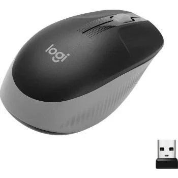 Logitech M191 Optical Wireless Mouse, 1000 Dpi Resolution, 3 Buttons, Line-by-Line Precision, Mid Gray | 910-005922 - eBuy UAE