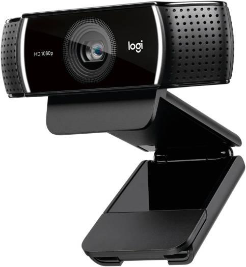 Logitech C922 Pro Stream Full HD Webcam, Built-In Dual-Mic Stereo Sound, Auto-Light Correction, Hyperfast Frame Rate, 78° Diagonal FOV, Autofocus, Black | 960-001088 / 960-001089 / 960-001087 - eBuy UAE