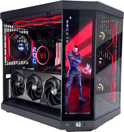 Cyber X Gaming PC - Intel Core Ultra 9 285K 24 Cores 24 Threads, NVIDIA RTX 5080 16GB, 32GB DDR5 RAM 7000MHz, 2TB SSD Gen 4, 1000W PSU, 360mm Liquid Cooler, Wi-Fi + BT - eBuy UAE