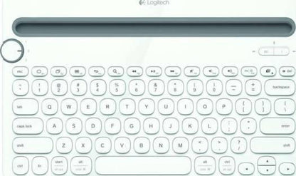 Logitech K480 Multi Device Bluetooth Keyboard for PC, Smartphone and Tablet (QWERTY) - White | 920-006367 - eBuy UAE