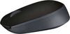 Logitech M171 Wireless Mouse, Smooth Optical Tracking, Ambidextrous Design, 2.4GHz Wireless, Black | 910-004424