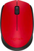 Logitech® M171 Wireless Mouse, Smooth Optical Tracking, Ambidextrous Design, Red | 910-004641