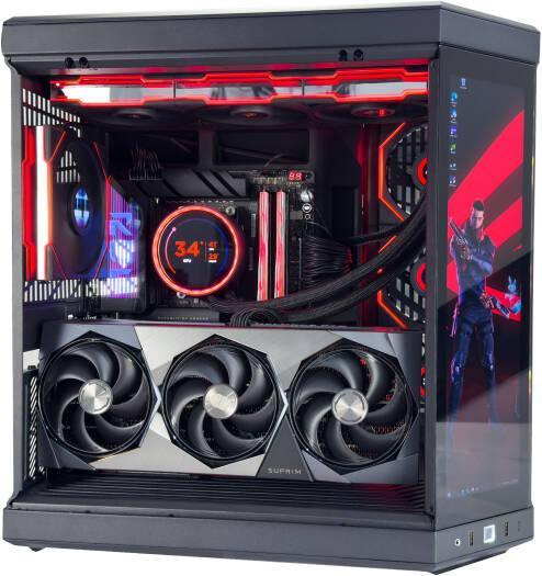 Cyber X Gaming PC - Intel Core Ultra 9 285K 24 Cores 24 Threads, NVIDIA RTX 5080 16GB, 32GB DDR5 RAM 7000MHz, 2TB SSD Gen 4, 1000W PSU, 360mm Liquid Cooler, Wi-Fi + BT - eBuy UAE