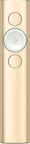 Logitech Spotlight Advanced Presentation Remote USB wireless receiver, Compatible with Windows 7 or later*, Mac OS 10.10 or later, PowerPoint, Keynote, PDF, Google Slides and Prezi (Gold) | 910-004862 - eBuy UAE