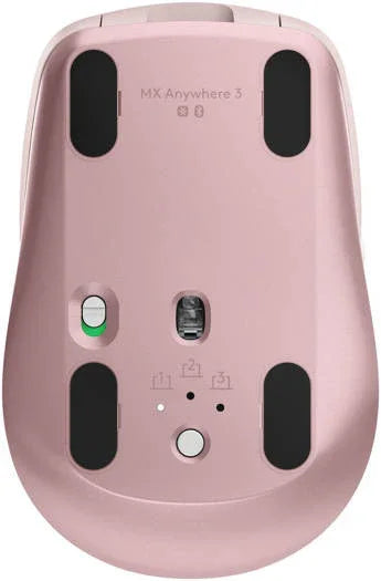 Logitech MX Anywhere 3 Wireless Mouse, 2.4GHz & Bluetooth, 4000 dpi Darkfield Sensor, MagSpeed Scroll Wheel, Unifying Receiver, 70-Day Battery Life, Multi-Platform Compatible, Rose | 910-005990 - eBuy UAE