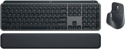 Logitech MX Keys Combo for Business Gen 2, Full-Size 108 Keys, Perfect Stroke Scissor Typing, 8000 DPI, Darkfield Sensor, MagSpeed, English-Arabic Layout, Wireless Connectivity, Black | 920-010934 - eBuy UAE