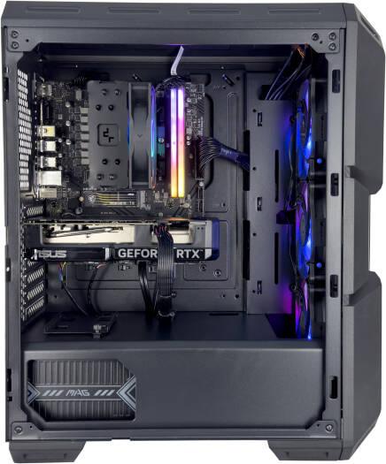COUGAR MX4 Gaming PC - Intel Core i5-14400F 10 Cores 16 Threads, NVIDIA RTX 4060 TI 16GB, 32GB DDR5 RAM 6400MHz, 1TB SSD Gen 4, 650W PSU, 23 Monitor 144Hz, Redragon Gaming Combo - eBuy UAE