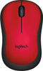 Logitech M220 Silent Mouse, Wireless Red | 910-004880