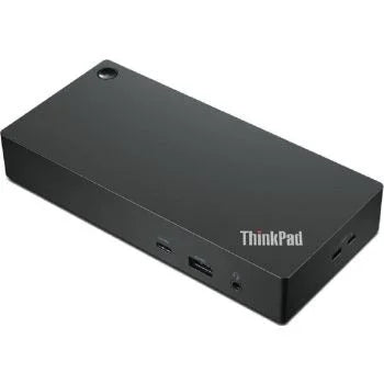 Lenovo ThinkPad Universal USB-C Docking Station, 65W Output Power, 2x 3840x2160 @60 Hz Refresh Rate, Gigabit Ethernet, 2xDisplay Ports, 1xHDMI, 4xUSB Ports, Black | 40AY0090UK / 40AY0090EU - eBuy UAE