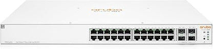 Aruba a Hewlett Packard Enterprise company Instant On 1930 24-Port Gb Ethernet 24xGE PoE (370W), 4X 1G/10G SFP+, L2+ Smart Switch JL684A - eBuy UAE