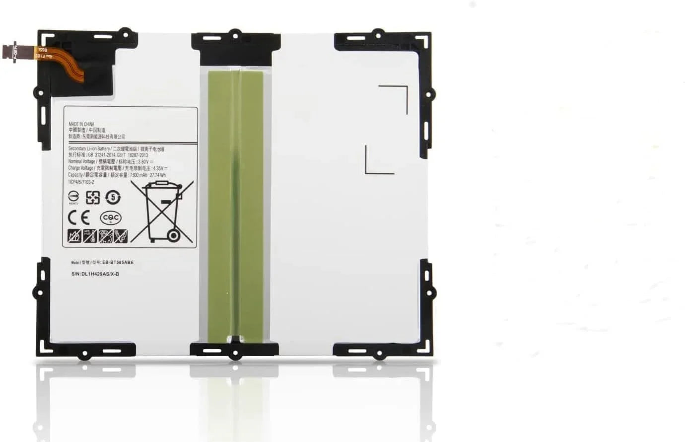 eBuyUAE EB-BT585ABE Samsung Laptop Battery Compatible with 2016 SM-T580 SM-T585 3G 4G LTE SM-P580 SM-P585 3G 4G LTE SM-T585C SM-T587 SM-T587P SM-P585Y EB-BT585ABA - eBuy UAE