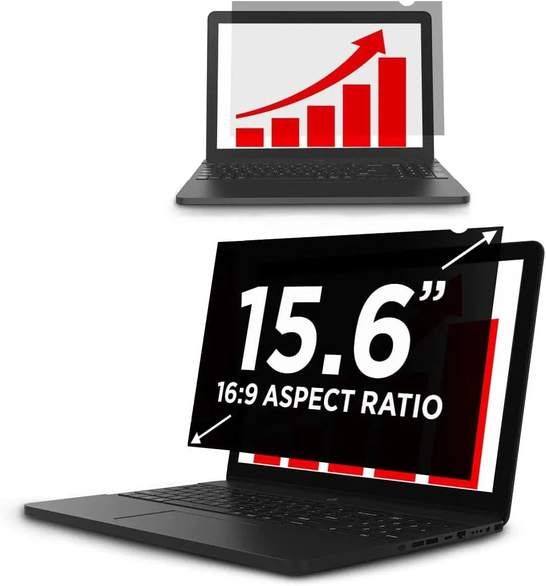 15.6 Inch Laptop Privacy Screen Filter for 16:9 Widescreen Display - Computer Monitor Privacy and Anti-Glare Protector (15.6 Inch (Diagonal) - 16:9 Aspect Ratio) - eBuy UAE
