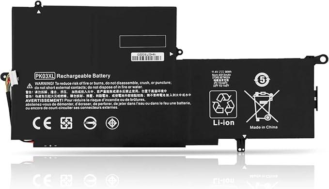 eBuyUAE PK03XL HP LAPTOP BATTERY Compatible for X360 G1 G2 13-4000 13-4100 13t-4000 13t-4100 Envy 13-y0xx 13-4003na 13-4007na 13-4009na 13-4108na 13-40 50na 13-4230ng 13-4231ng 13-4204ng 13-4203ng - eBuy UAE