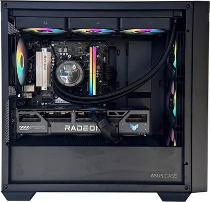 Stealth Phantom Gaming PC - AMD Ryzen 7 7800X3D 8 Cores 16 Threads, AMD Radeon RX 9070 OC 16GB, 32GB DDR5 RAM 6400MHz, 1TB SSD Gen 4, 1050W PSU, 360mm Liquid Cooler - eBuy UAE