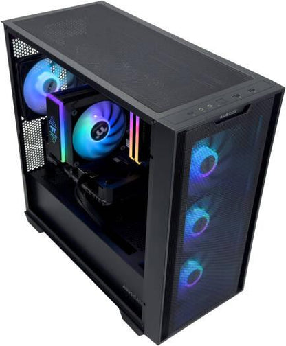 POWERMICRO Gaming PC With RTX 4060 - Intel Core i5-14400F 10 Cores 16 Threads, NVIDIA RTX 4060 8GB, 16GB DDR5 RAM 5600MHz, 1TB SSD Gen 4, 650W 80 PLUS PSU, Tower CPU Cooler, Windows 11 Pro - eBuy UAE