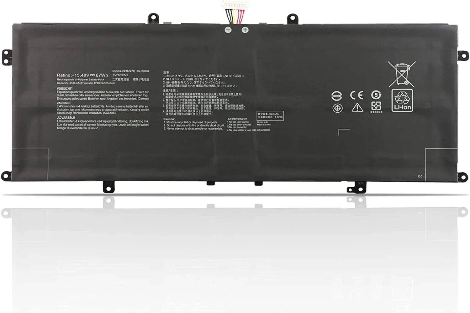 eBuyUAE C41N1904-1 ASUS Laptop Battery Compatible with 13 14 UX363EA UX363JA UX393EA UX393JA UX325EA UX325JA UX425EA UX425JA UM425IA X435EA BX325EA JA UM3 25SA UM325UA - eBuy UAE