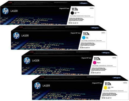 HP ORIGINAL 117A Toner Kit for HP Laser 150/HP Laser MFP 178/179 Black/Magenta/Cyan/Yellow - eBuy UAE