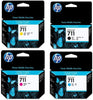HP 711 Ink Cartridge Bundle Consists of HP 711 38-ML Black Ink Cartridge, P 711 29-ML Cyan Ink Cartridge, P 711 29-ML Magenta Ink Cartridge, P 711 29-ML Yellow Ink Cartridge - eBuy UAE