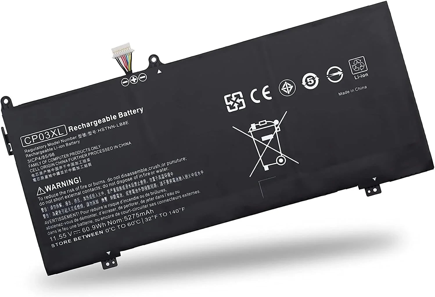 eBuyUAE CP03XL HP Laptop Battery Compatible with X360 13-AE000 Series:13-AE011DX 13-AE012DX 13-AE001NG 13-AE006NO 13-AE013DX 13-AE091MS CP03060XL - eBuy UAE