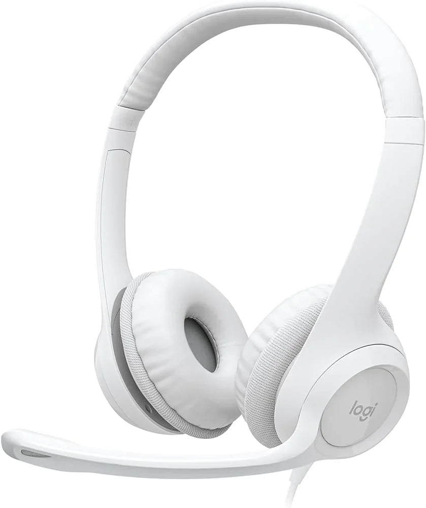 Logitech H390 Wired Headset for PC/Laptop, Stereo Headphones with Noise Cancelling Microphone, USB Type-A Interface| 981-001286 - eBuy UAE