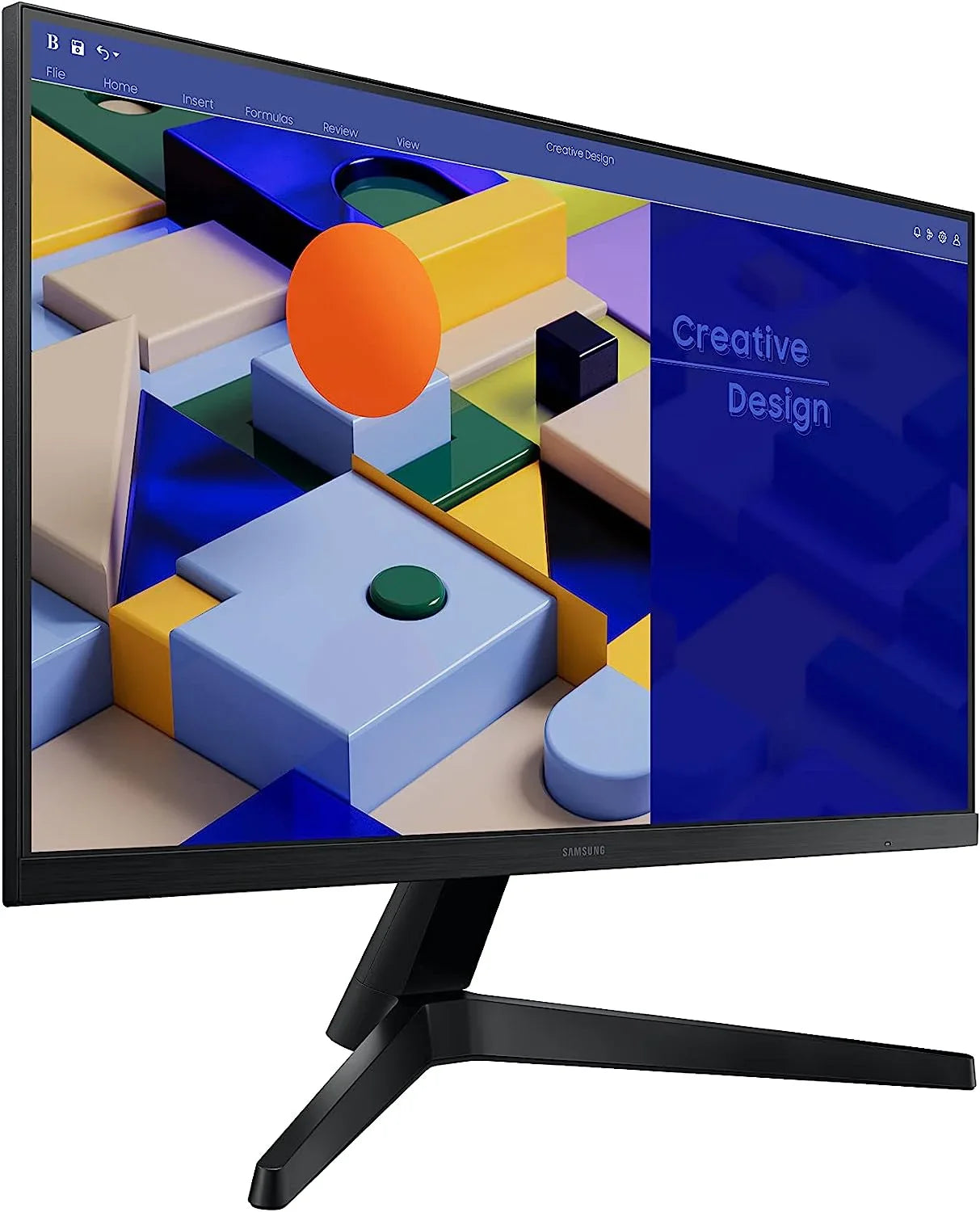 27-Inch IPS Full HD 1080p 75Hz Borderless Monitor With HDMI, VGA - LS27C310 - eBuy UAE