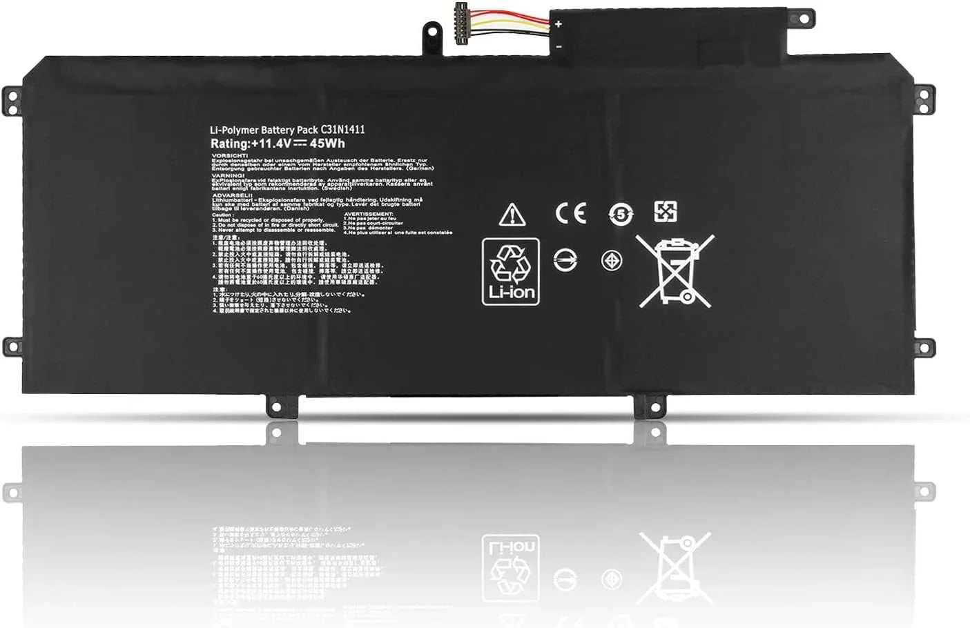 eBuyUAE C31N1411 ASUS Laptop Battery Compatible with U305 U305CA U305F U305FA U305L U305LA U305UA UX305 UX305CA UX305F UX305FA UX305UA U305FA5Y10 U305 05FA5YR 71 U305FA6Y30 UX305FA-USM1 - eBuy UAE