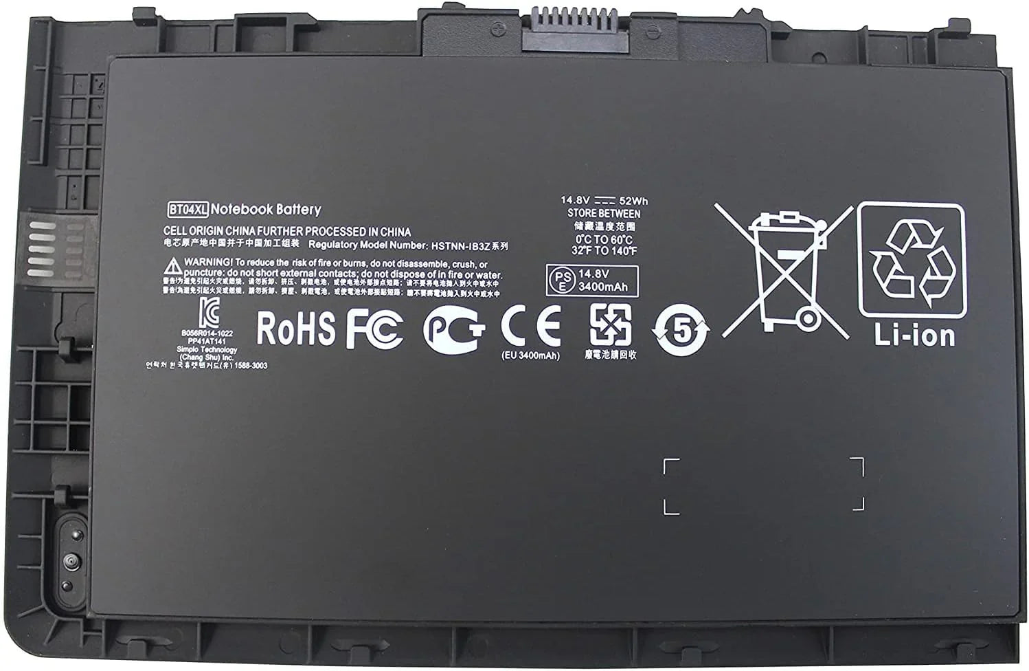 eBuyUAE BT04XL HP Laptop Battery Compatible with H4Q47AA HSTNN-IB3Z HSTNN-I10C HSTNN-DB3Z BT04 BA06 BA06XL 696621-001 687517-171 - eBuy UAE